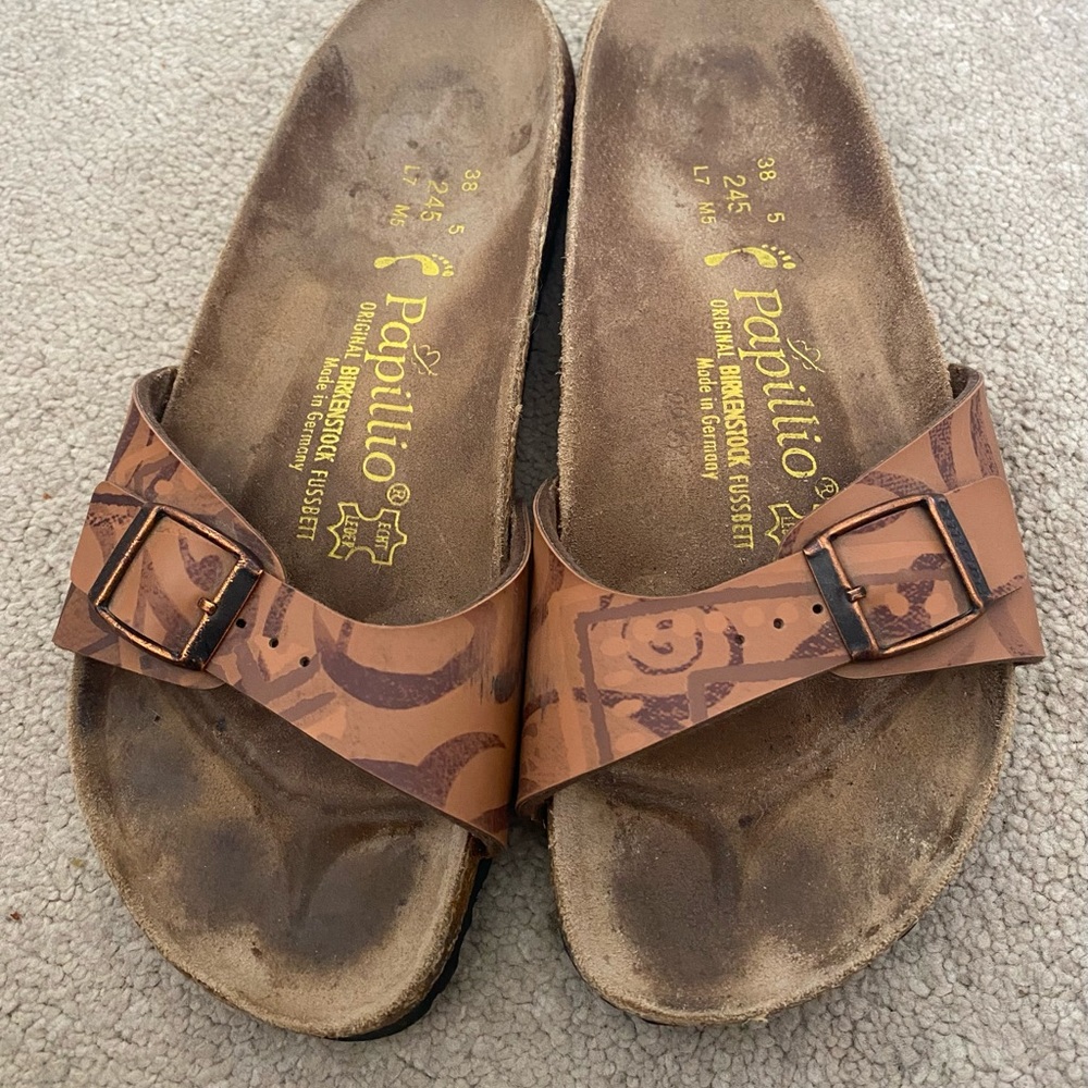 Papillio Birkenstock safari design sandals size 7
